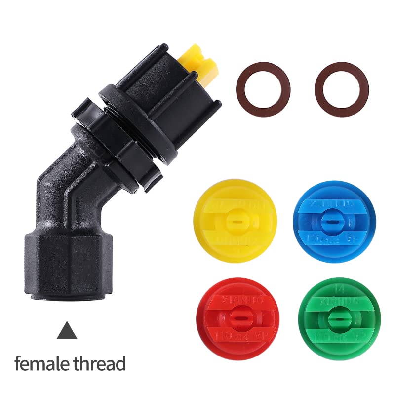 Aimela four-mode nozzle enabling versatile garden spraying.