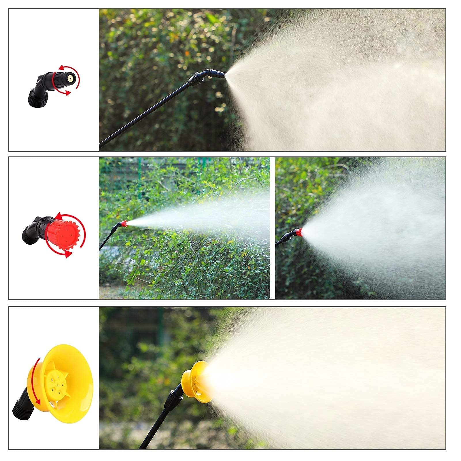 Aimela sprayer nozzle adapter for thread conversion.