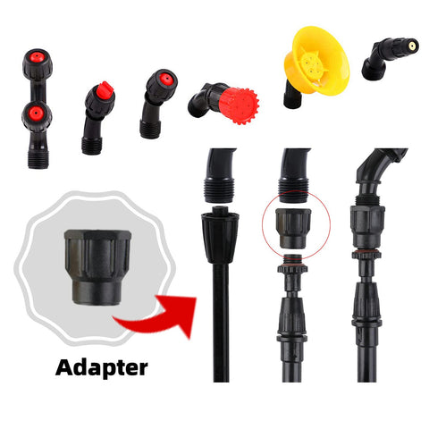 Aimela sprayer nozzle fan for even spread.