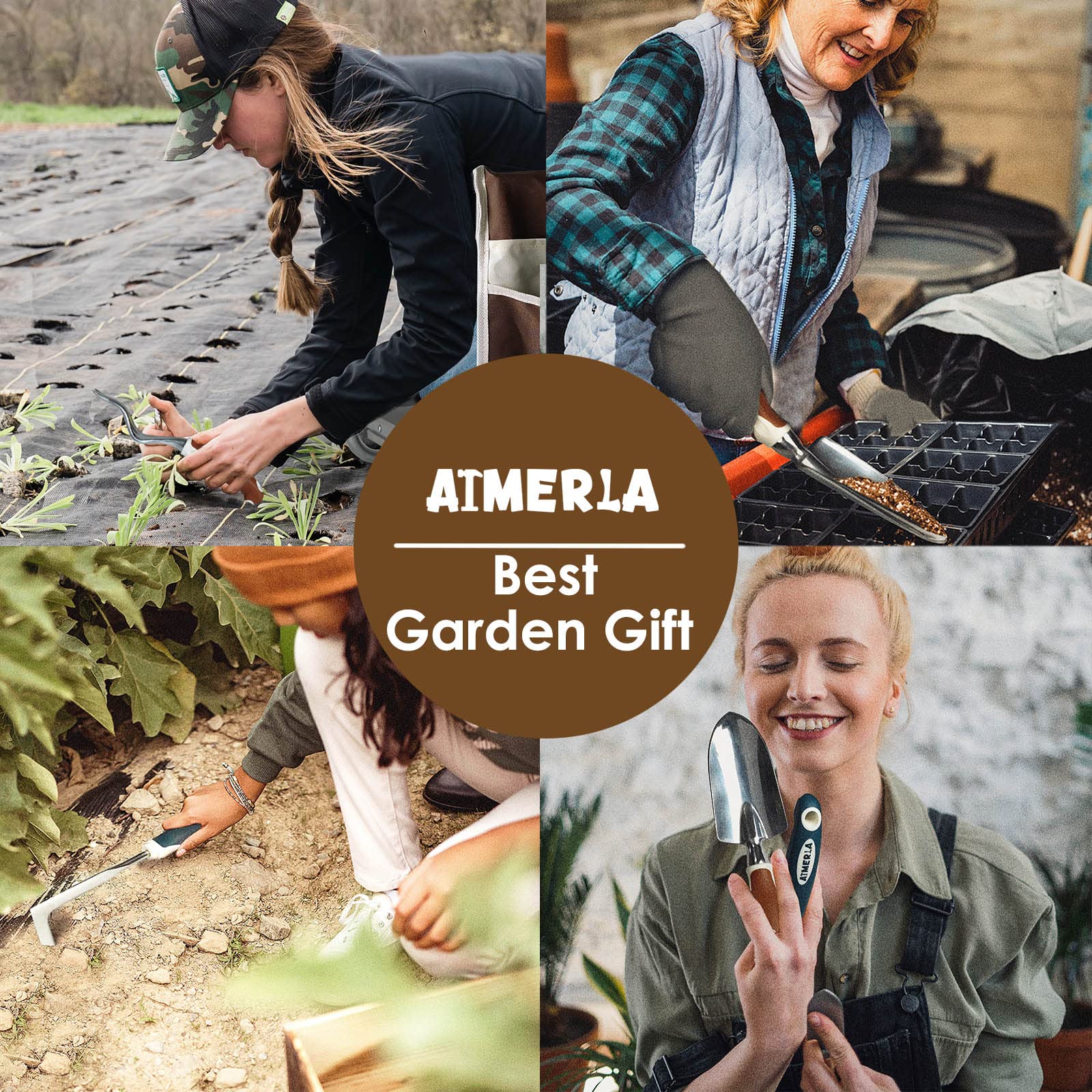 Aimerla gift-ready packaging appeals to gardeners seeking practical tools.