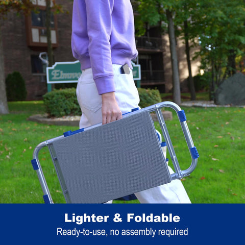 Aimerla K5 kneeler with tool bags — organized pockets for tools and accessories.