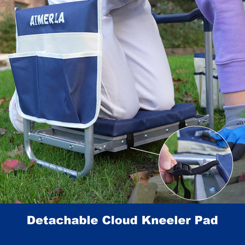 Aimerla K5 weight capacity 350 pounds — sturdy support on uneven ground.