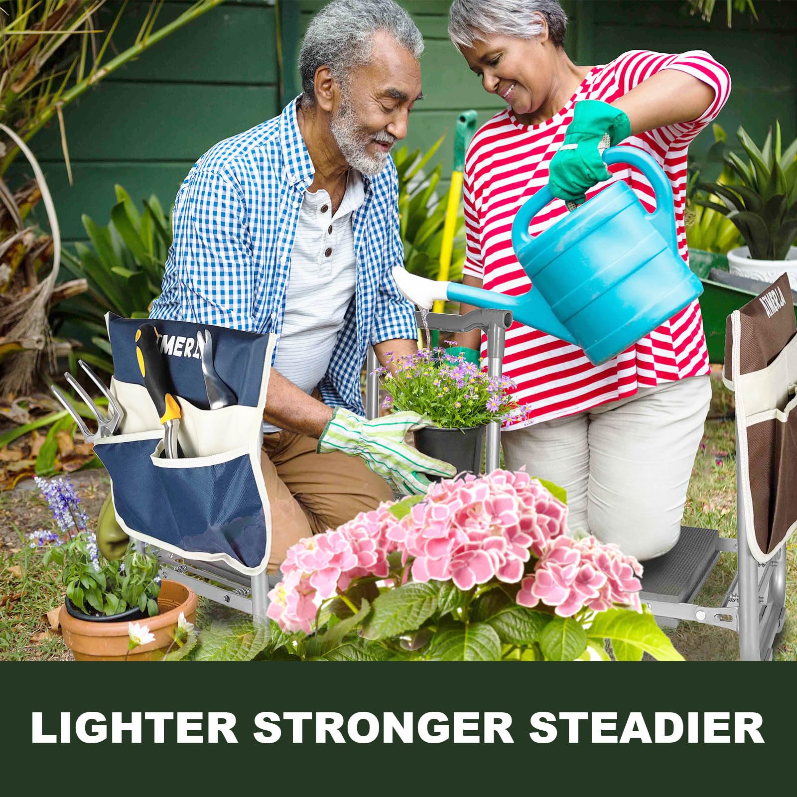 Aimerla large tool bags with pockets keep gardening tools within reach