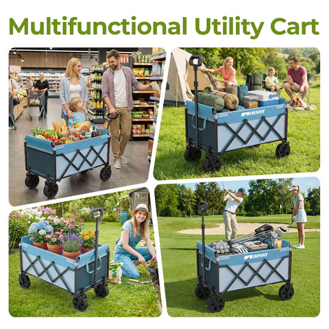 Aimnny collapsible wagon folded dimensions for trunk storage