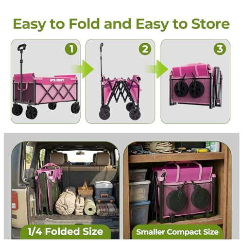 Aimnny pink wagon rear pocket keeps small items handy