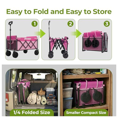 Aimnny pink wagon rear pocket keeps small items handy
