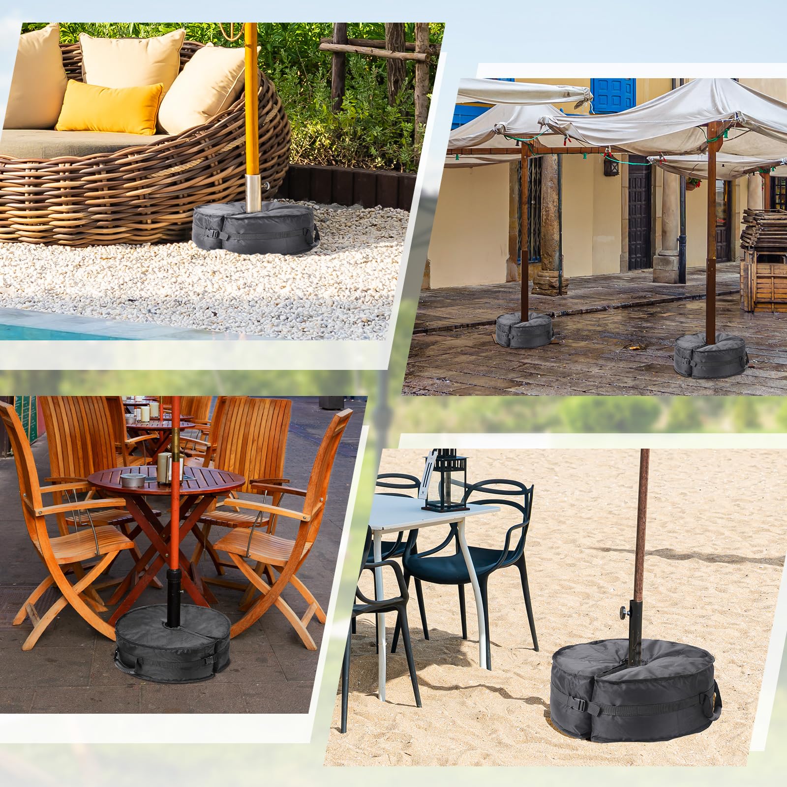 Aimosen sandbag offering multi-scenario stability for canopies and umbrellas