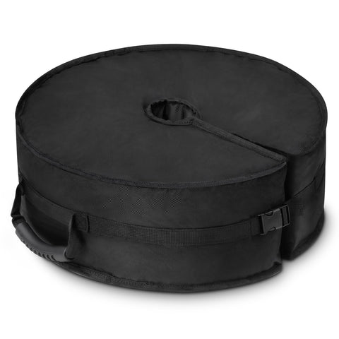 Aimosen umbrella base sandbag with side-slot opening for quick filling