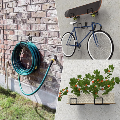 AinDen easy-install hose holder with included screws and anchors enables quick, secure mounting.