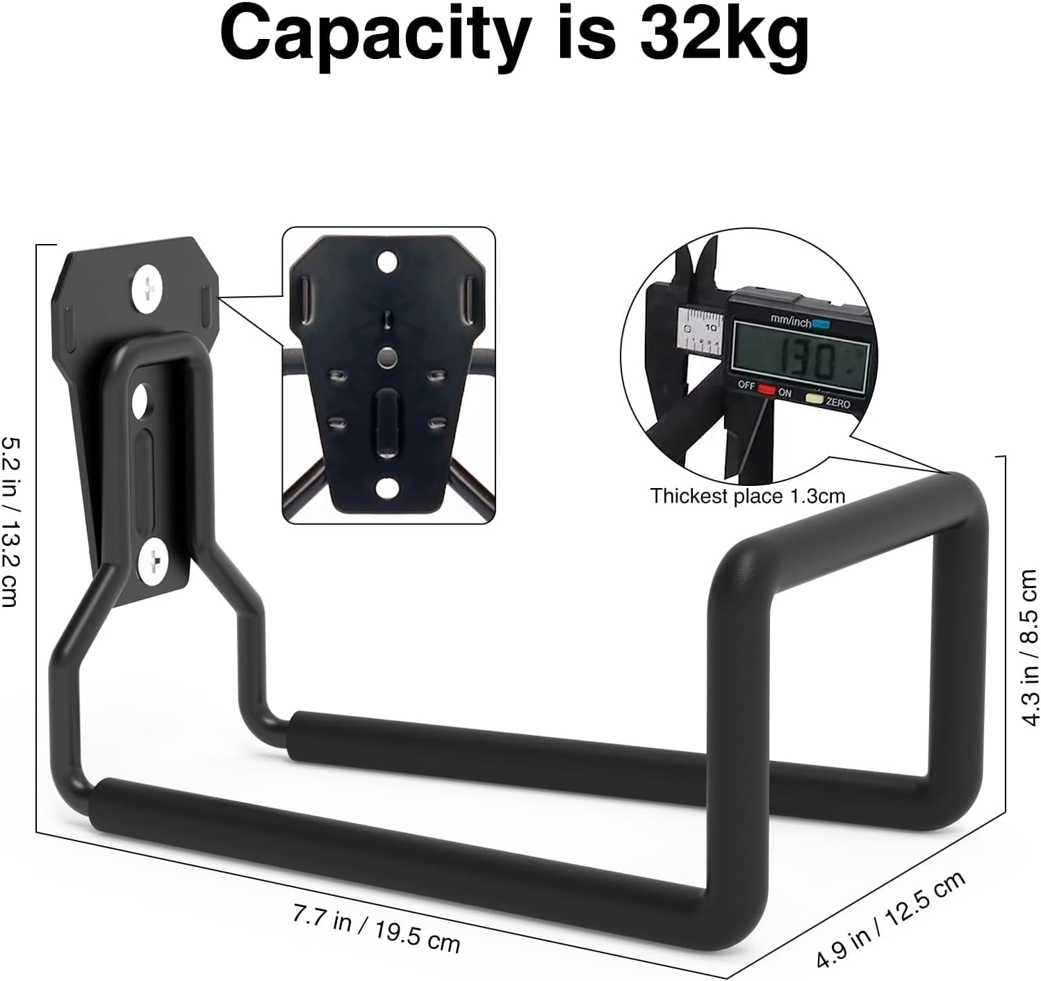 AinDen heavy-duty hose holder for outdoor use provides sturdy, durable storage in yards.