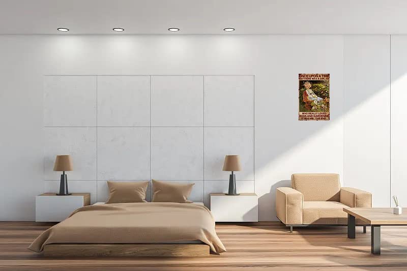 Ainbash bedroom decor tin sign, perfect for cozy, vintage-inspired spaces.