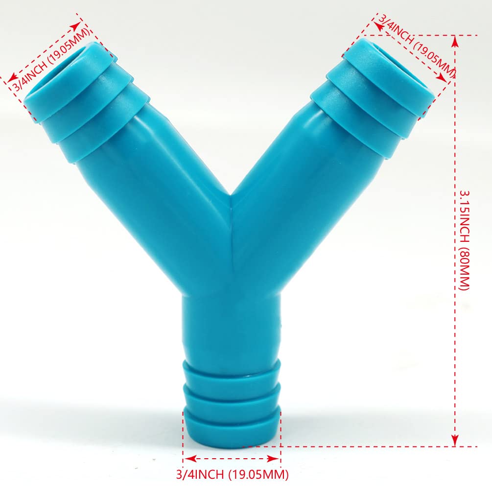 Aincix fitting with clamps enables durable, outdoors-ready bilge hose configurations.