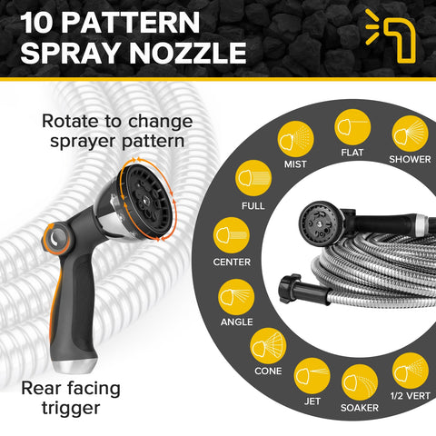 Ainpota spray-wash mode for car, patio, or driveway cleaning.