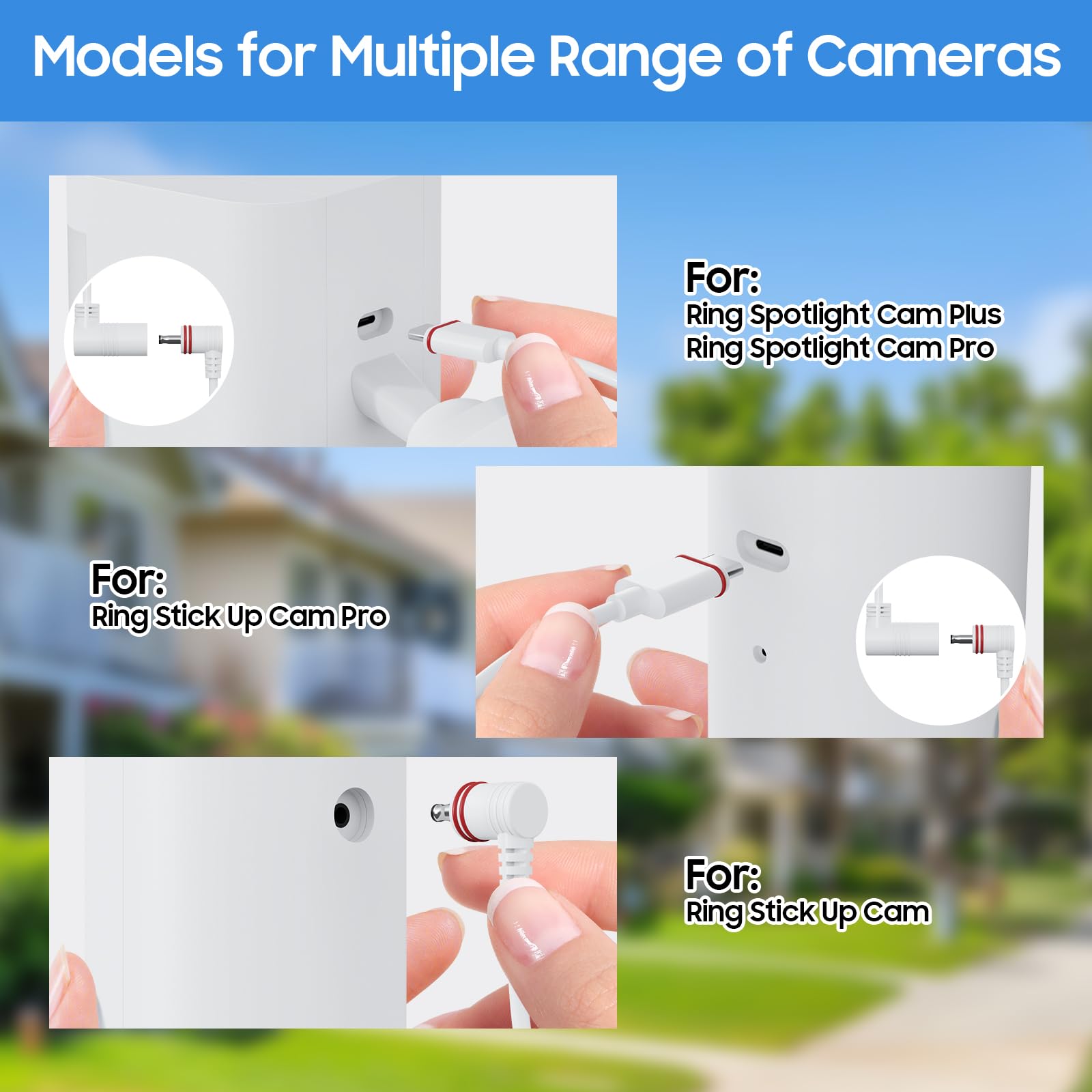 Aiobuvr 3m extension cable supports versatile placement.