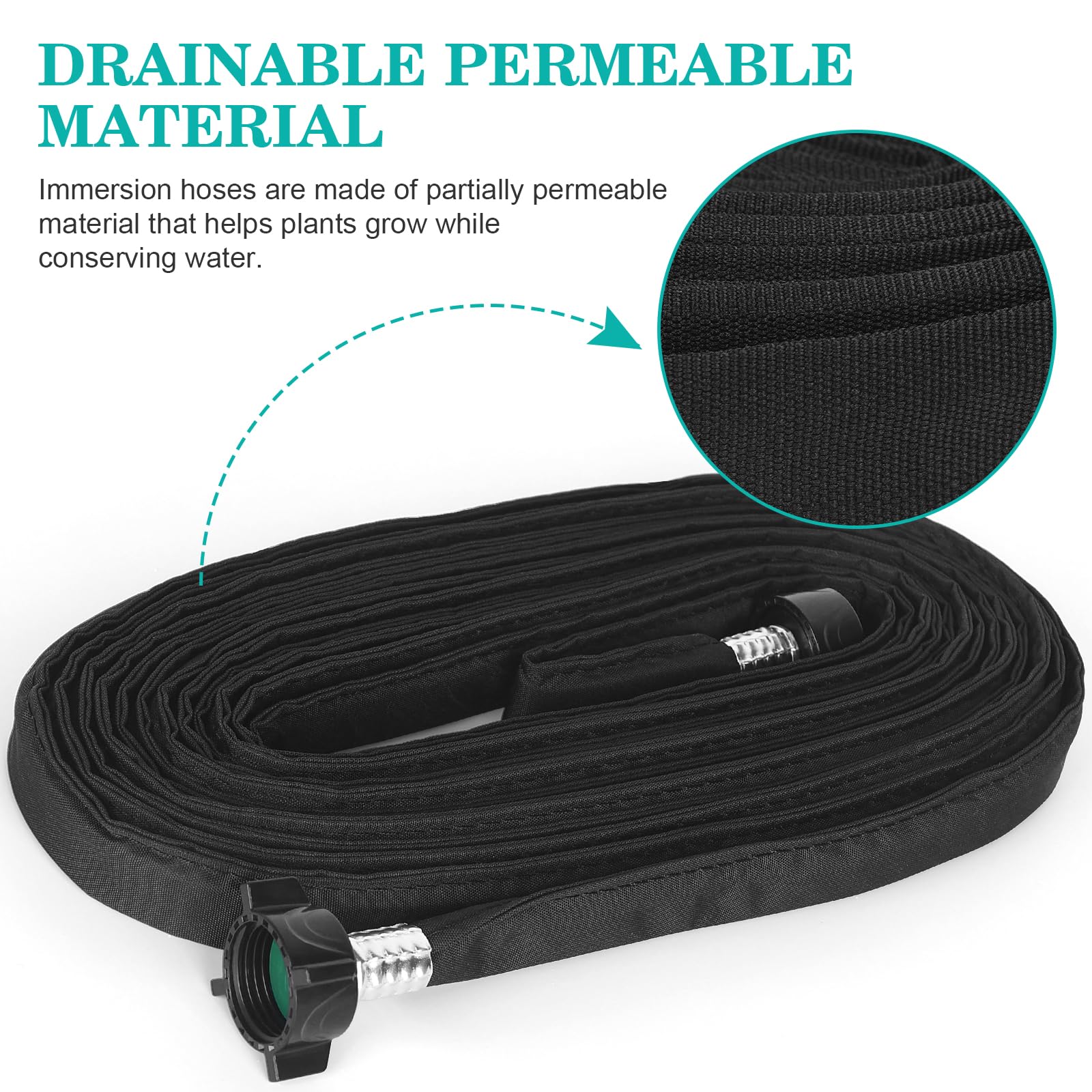 AIODE-drip-hose-durable-nylon-pvc withstands heat and cold for year-round garden use.