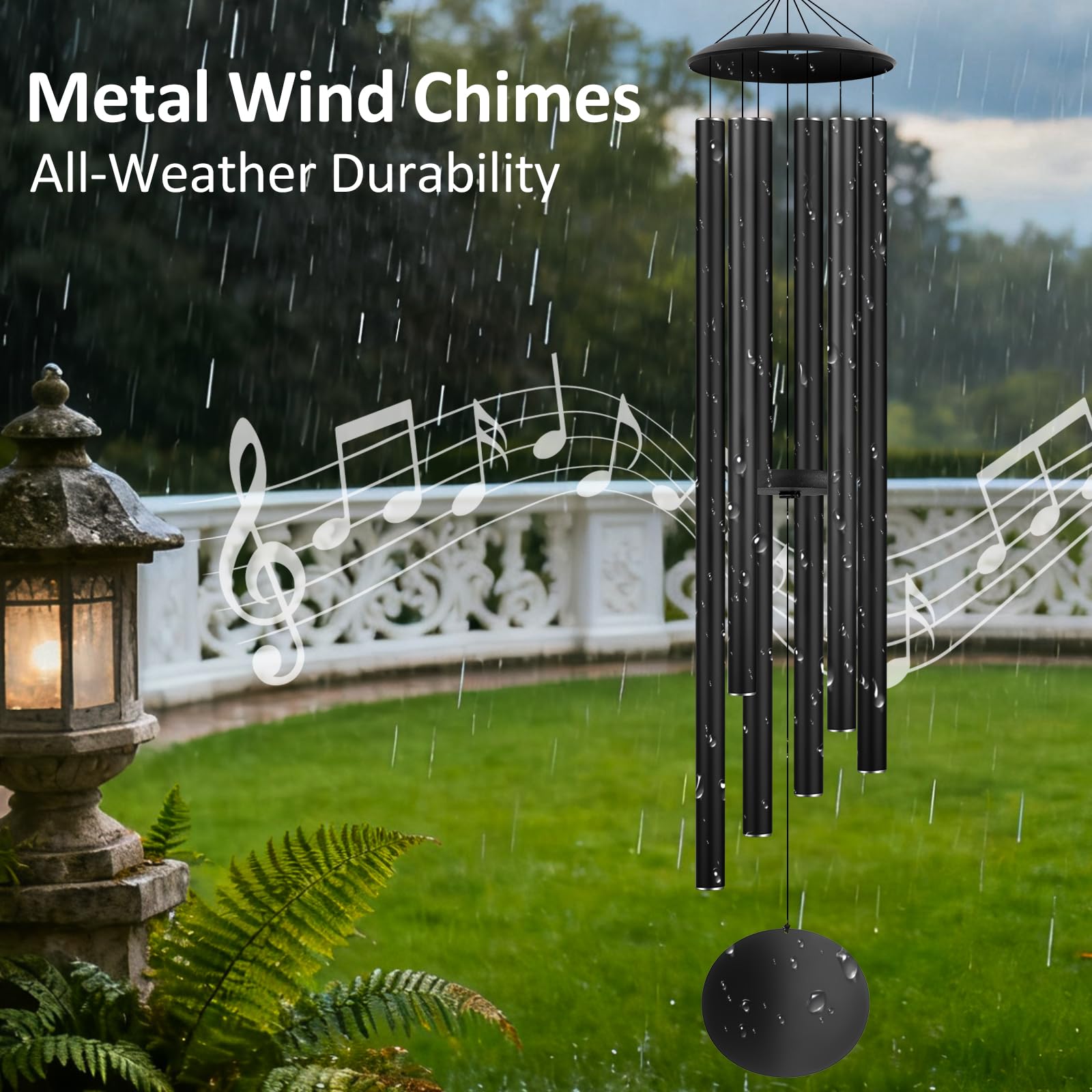 Aioguisn wind chime ready to hang with easy installation