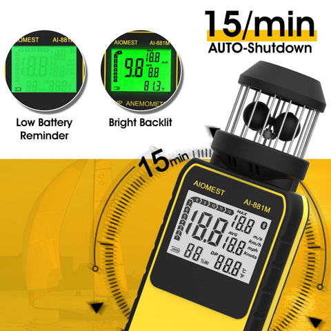 AIOMEST AI-881M compact handheld design fits in your pocket for portability