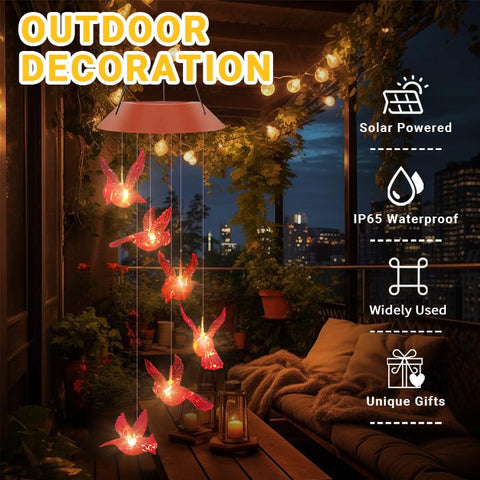 AIONASA Cardinal wind chimes make a thoughtful gift idea for moms.