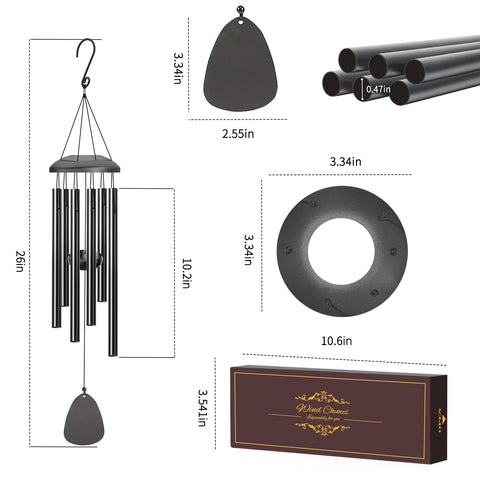 AIONASA nylon strings on wind chimes resist wear in outdoor use