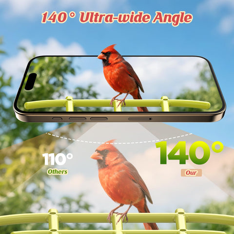 AiPoaaol garden camera provides hours of tranquil backyard observation.