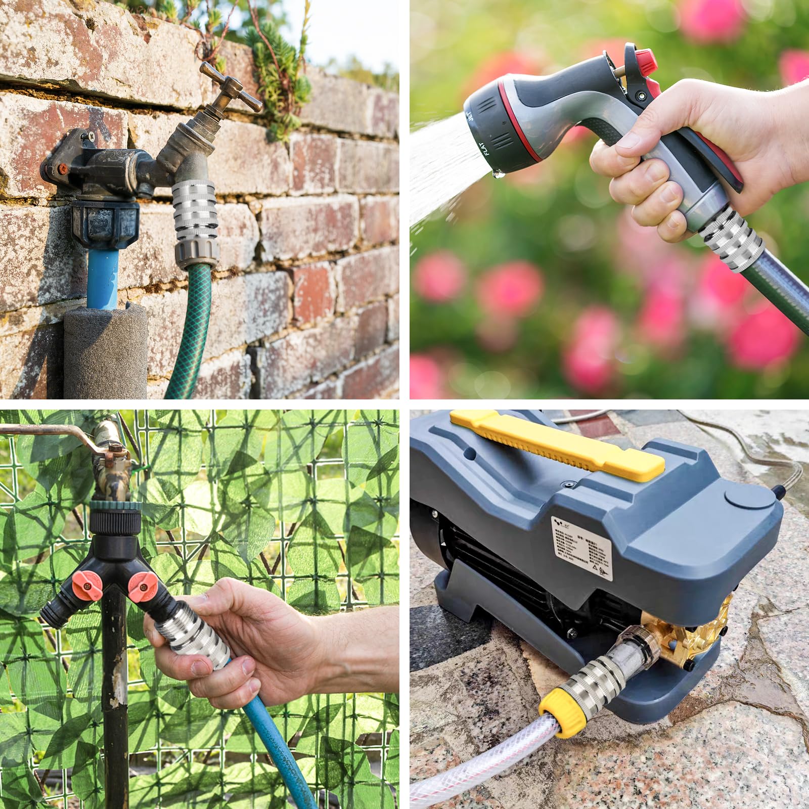 AIPOR outdoor garden use showing durable, weather-ready fittings