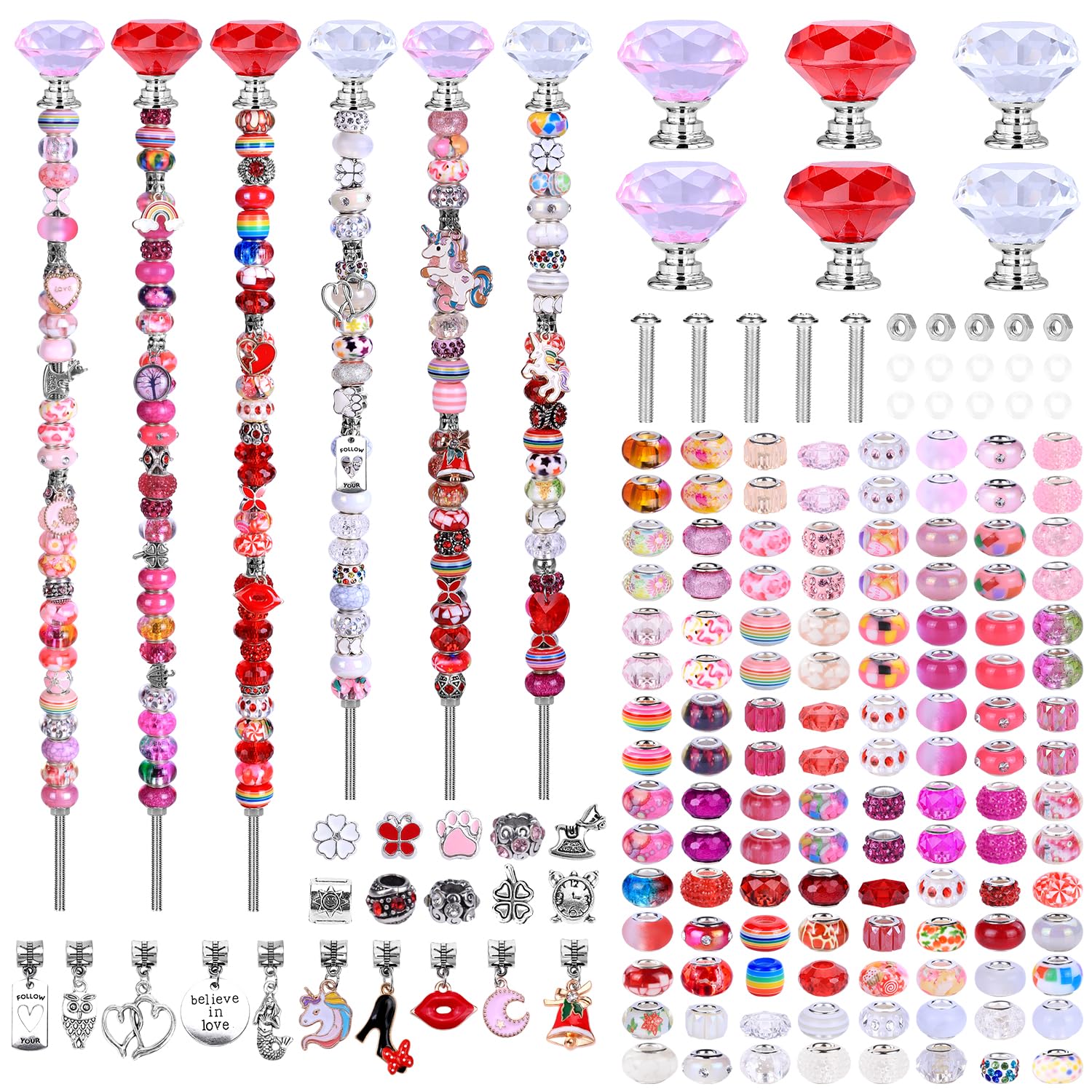 AIPRIDY fairy wand crystal top enhances garden decor with sparkle.