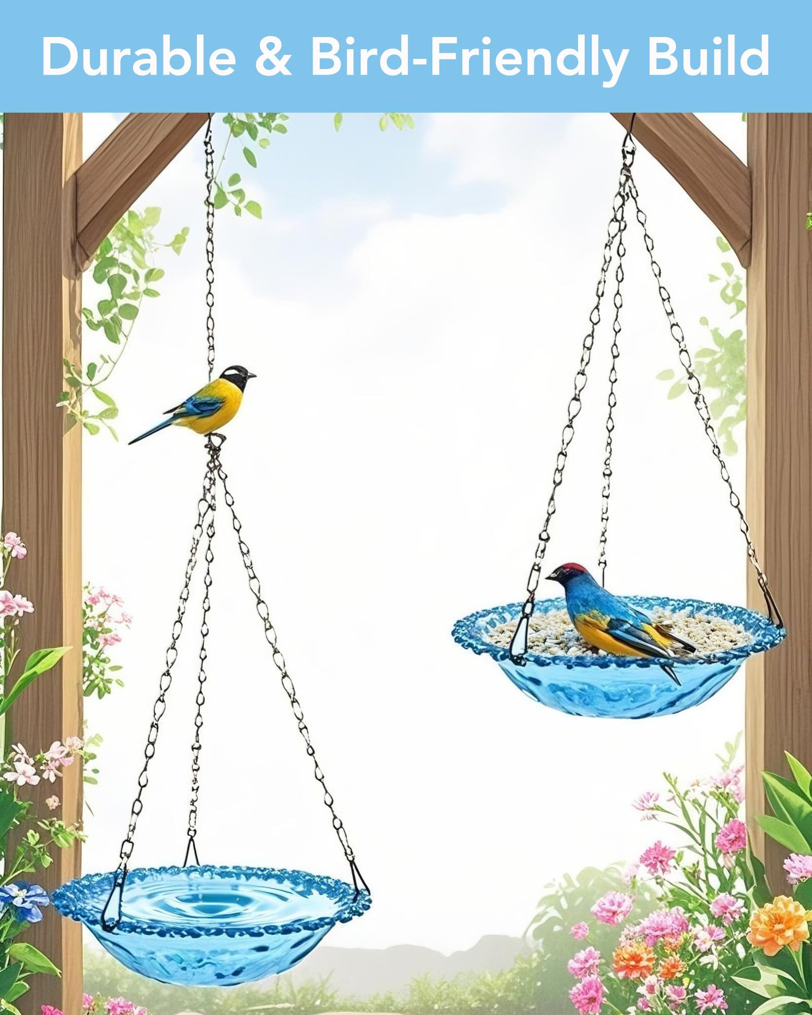 Aiqriwv Nature Blue garden setup for wildlife