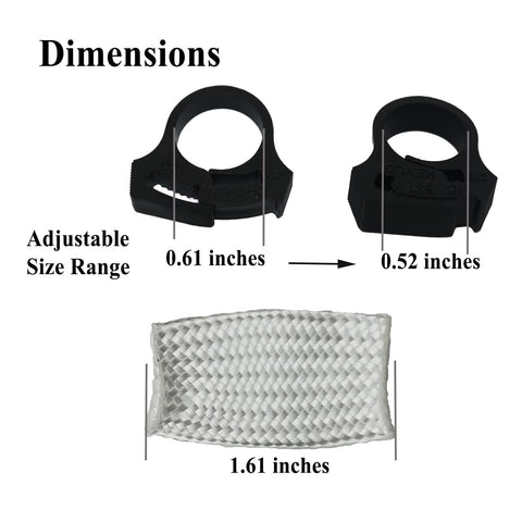 Air Bleed Socket Adjustable Clamp offers size versatility for different pipes.