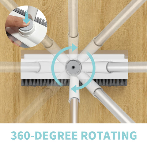 AIR U+ 360-degree rotating head cleans corners and walls smoothly