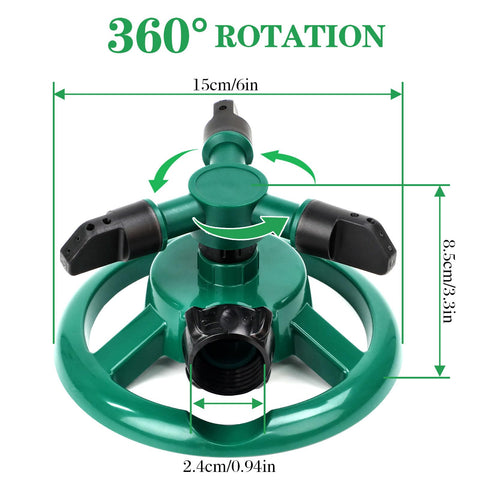 Airabc sprinkler is multipurpose for irrigation and play in the yard.