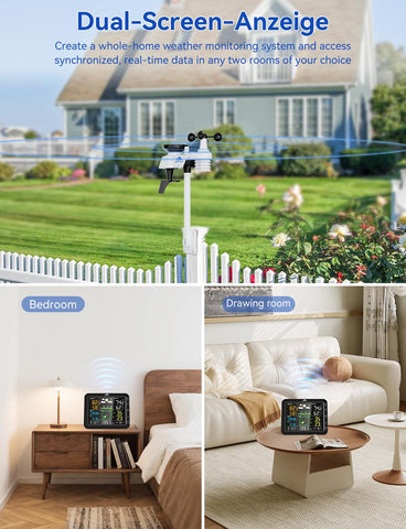AIRAIN TECH rain gauge provides accurate rainfall measurements for weather tracking.