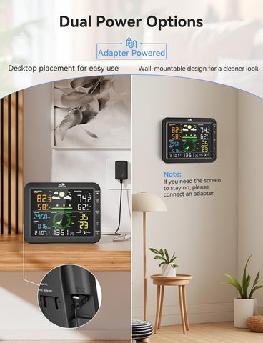 Airain Tech wind direction indicator shows real time breeze patterns.