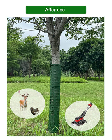 AireKouzia interconnected guards deter wildlife on a tree trunk