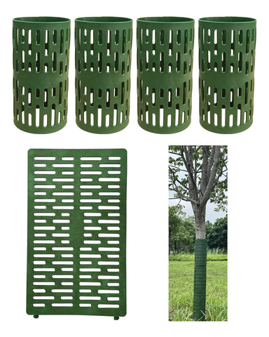 AireKouzia Tree Trunk Protectors four piece set ready to wrap around trunks for protection