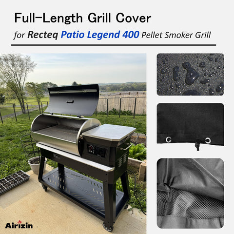 Airizin premium grill cover, 600D material showcasing durability