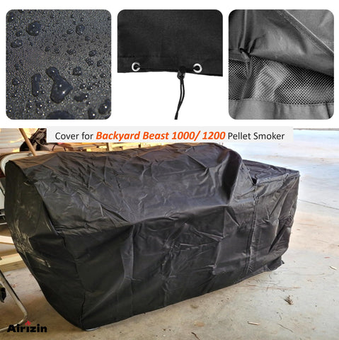 Airizin Backyard Beast cover for Recteq 1200 fit close-up detail