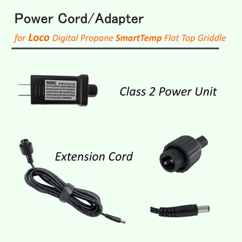 Airizin plug-and-cord package includes one power adapter for quick replacement