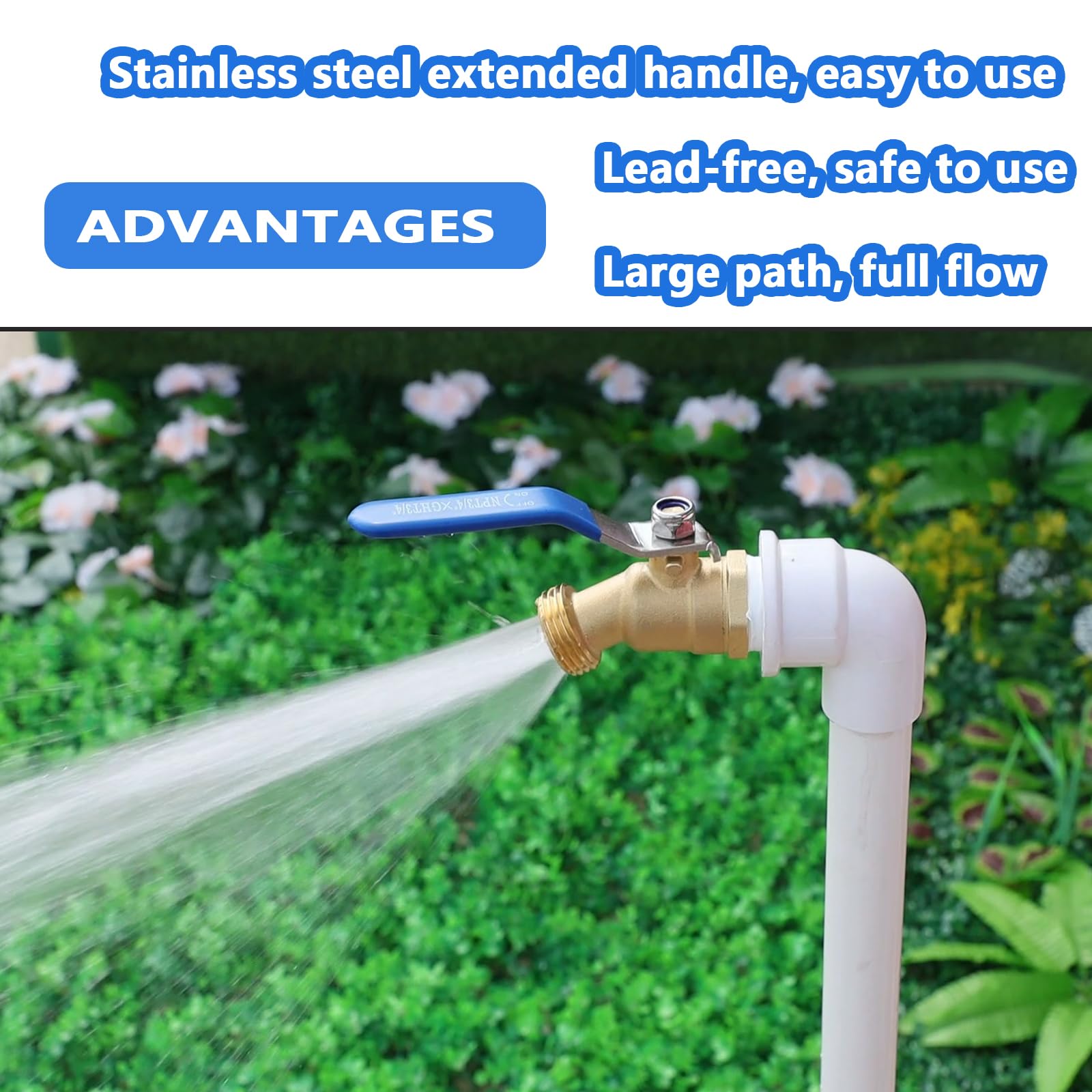 AIRLUNCH extended non-slip stainless-steel handle for easy operation with gloves