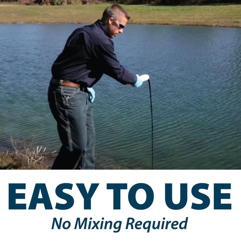 Airmax Pond Dye Plus easy gallon application for large ponds