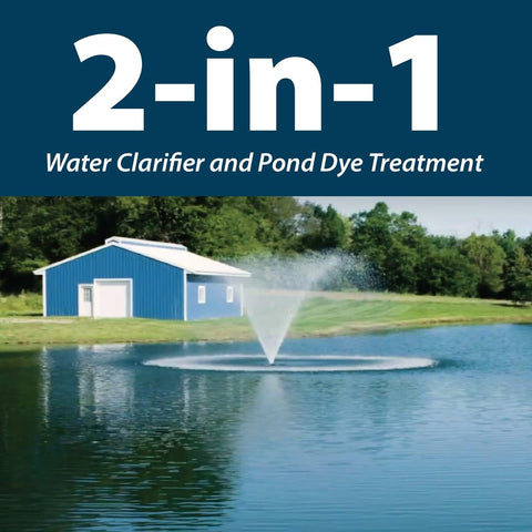 Airmax Pond Dye Plus ready-to-use application simplifies pond treatment