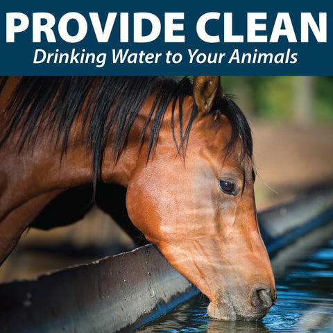 Airmax Stock Tank Defense suitable for farm, ranch, and barn water troughs.