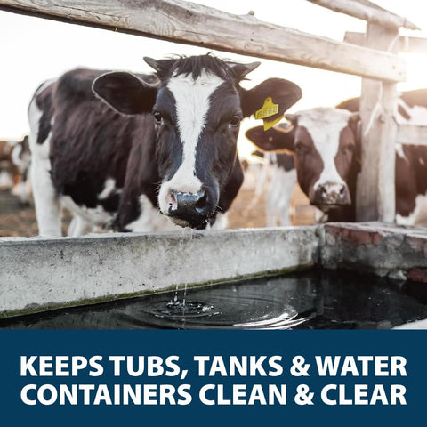 Airmax Stock Tank Defense is safe for animals.