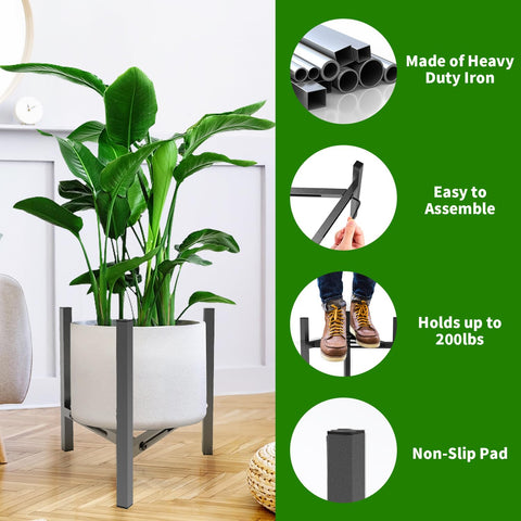 Airpark triangle stability design provides reliable plant support.
