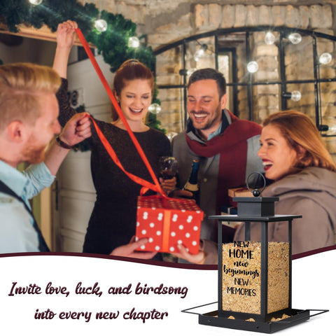 Airrioal Housewarming Gift Bird Feeder blends decor with outdoor enjoyment.