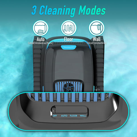 AIRROBO 5200mAh battery provides extended cleaning sessions outdoors