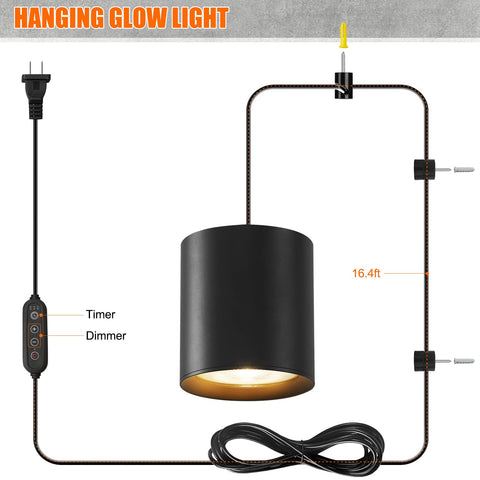 Airseafar dimmable grow light in action supporting healthy indoor greens