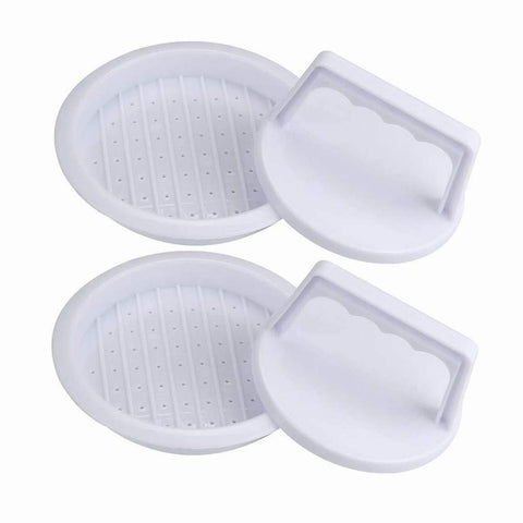 AISIBO hamburger press mold showing 13.2 cm diameter for even patties.
