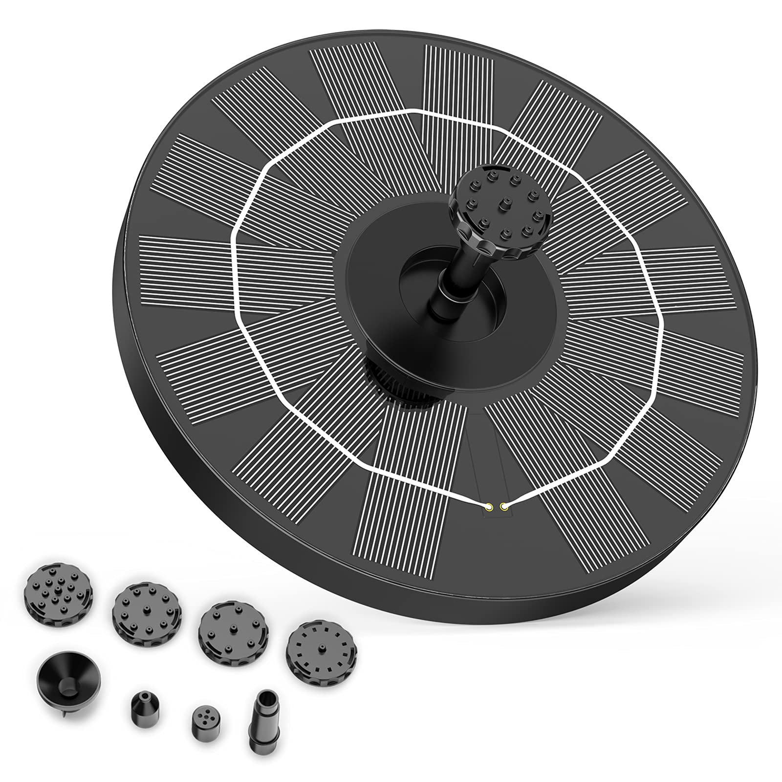 AISITIN all-in-one solar fountain ideal for gardens ponds and pools