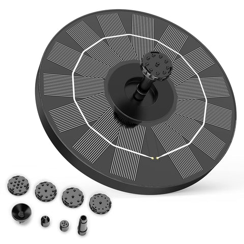 AISITIN all-in-one solar fountain ideal for gardens ponds and pools