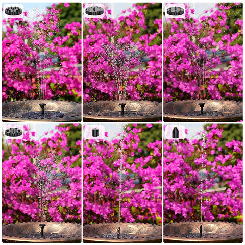 AISITIN outdoor fountain continuously circulates water for a healthier habitat